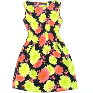 Speed Central | Midi | Dress | Pockets | Daisy | Neon | Retro | Y2K | Chic |